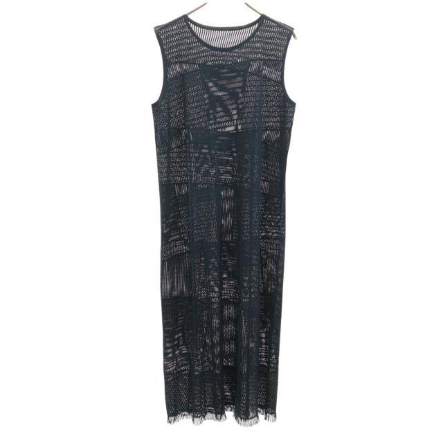 プリーツプリーズ メッシュ ノースリーブ プリーツプリーズ タタミ