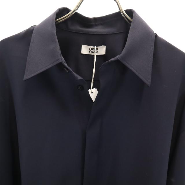未使用 newnow ニューナウ 日本製 ウール 長袖 シャツ 上下