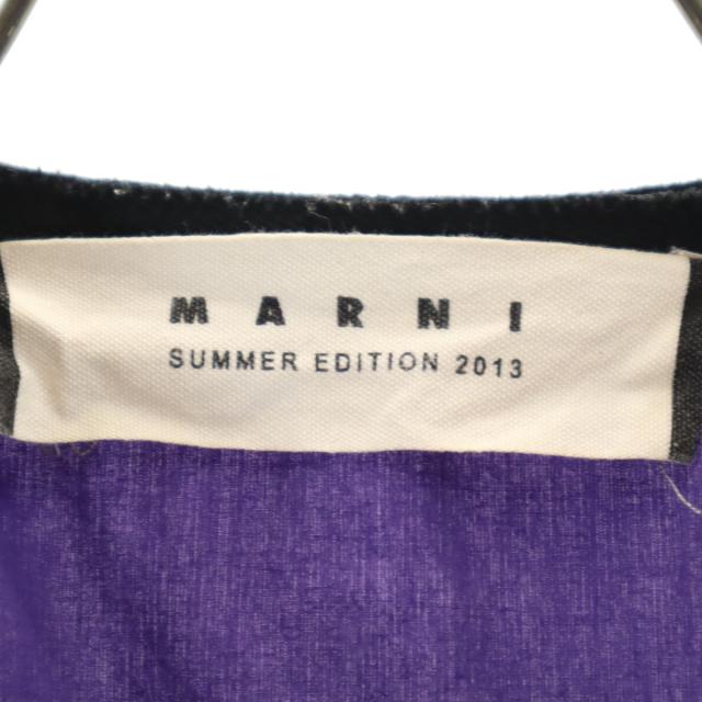 MARNI マルニ ポルトガル製 ノースリーブ ワンピース 36 パープル