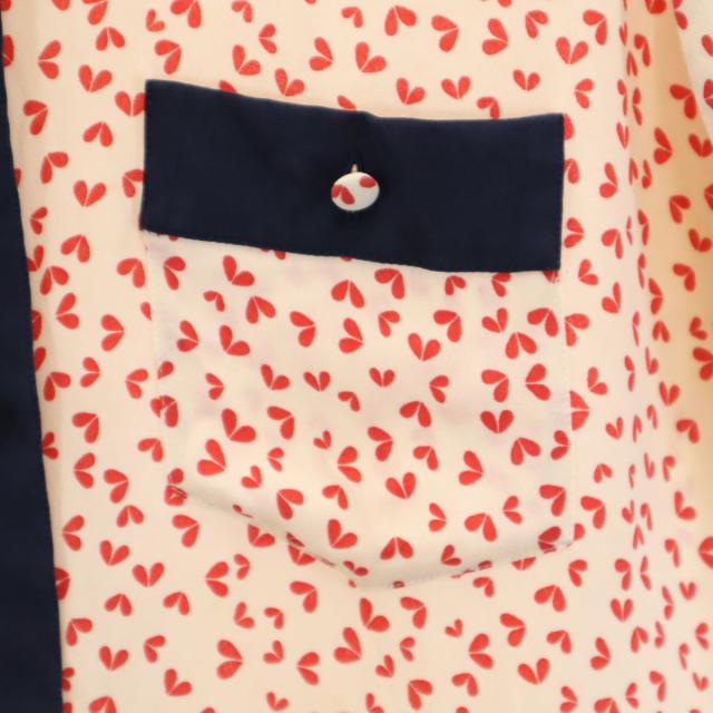 LOUIS VUITTON ルイヴィトン イタリア製 総柄 半袖 ブラウス 34 アイボリー レディース LOUIS VUITTON ルイヴィトン イタリア製 総柄 半袖 ブラウス 34