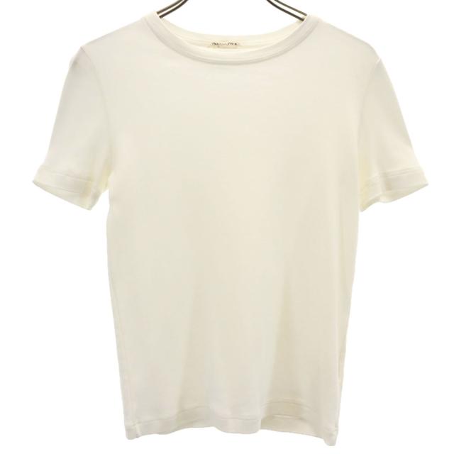 HERMES エルメス フランス製 半袖 Tシャツ 34 ホワイト レディース