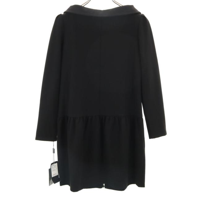未使用　タグ付き　Rene ルネ　ツイードワンピース　ロゴボタン　黒　36 未使用 タグ付き Rene ルネ ツイードワンピース ロゴボタン 黒 36 Rene