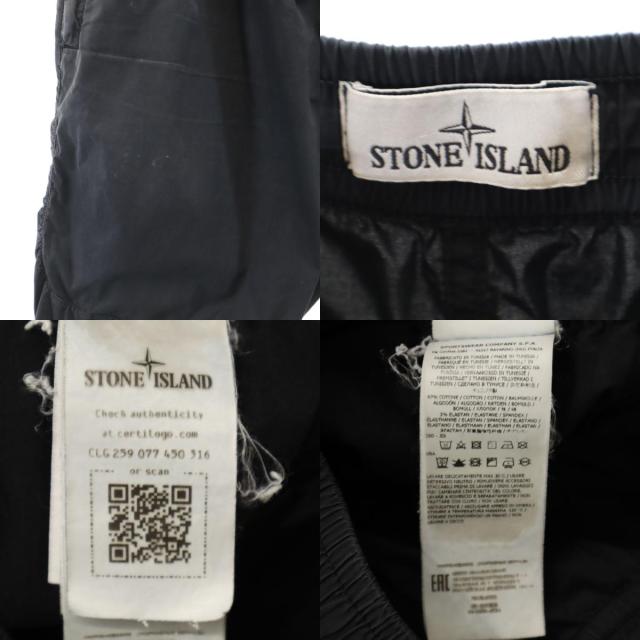 STONE  ブラックショートパンツ　W31 STONE ISLAND ストーンアイランド カーゴショートパンツブラック