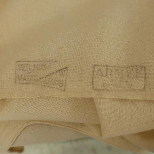 FRENCH ARMY フランス軍 40s 50s ヴィンテージ ノースリーブ Vネック