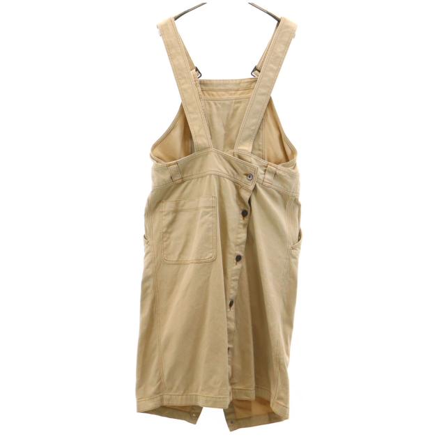 i.s. ISSEY MIYAKE アイエス イッセイミヤケ 90s 日本製 オールド ジャンパースカート M ベージュ 2WAY レディース_1