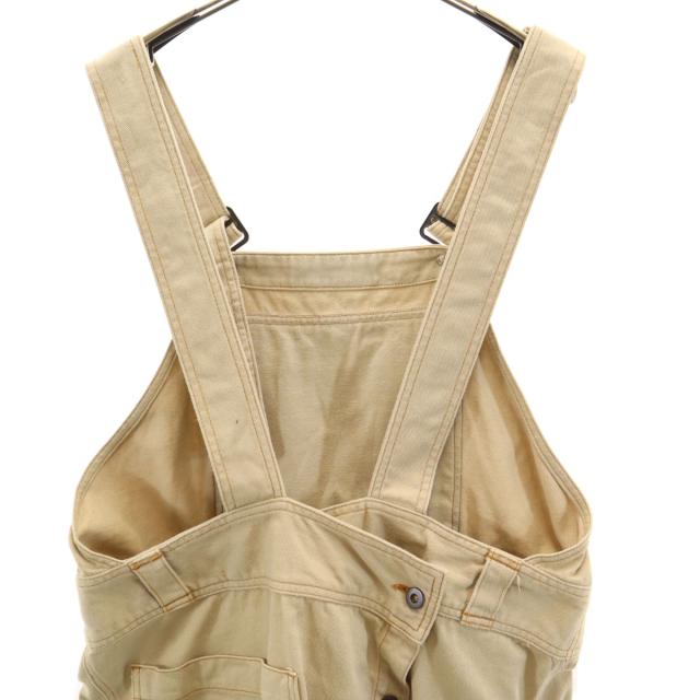 i.s. ISSEY MIYAKE アイエス イッセイミヤケ 90s 日本製 オールド ジャンパースカート M ベージュ 2WAY レディース_2