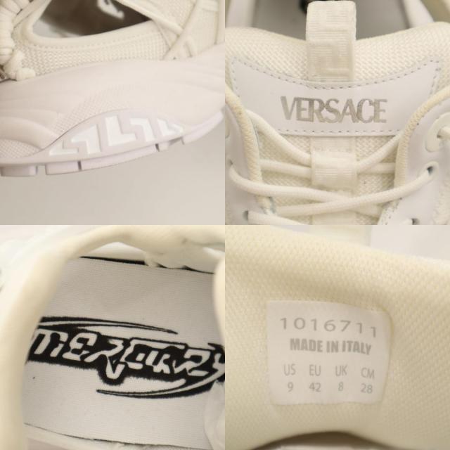 VERSACE ヴェルサーチ イタリア製 マーキュリー M VS 01 スニーカー 28 ホワイト 1016711 メンズ_9