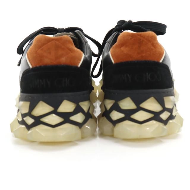JIMMY CHOO ジミーチュウ DIAMOND X TRAINER スニーカー 40 ブラック FHF 204 保存袋付き メンズ_2