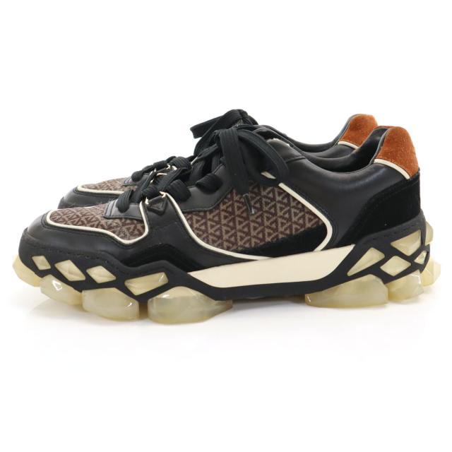 JIMMY CHOO ジミーチュウ DIAMOND X TRAINER スニーカー 40 ブラック FHF 204 保存袋付き メンズ_3