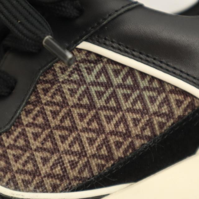JIMMY CHOO ジミーチュウ DIAMOND X TRAINER スニーカー 40 ブラック FHF 204 保存袋付き メンズ_6