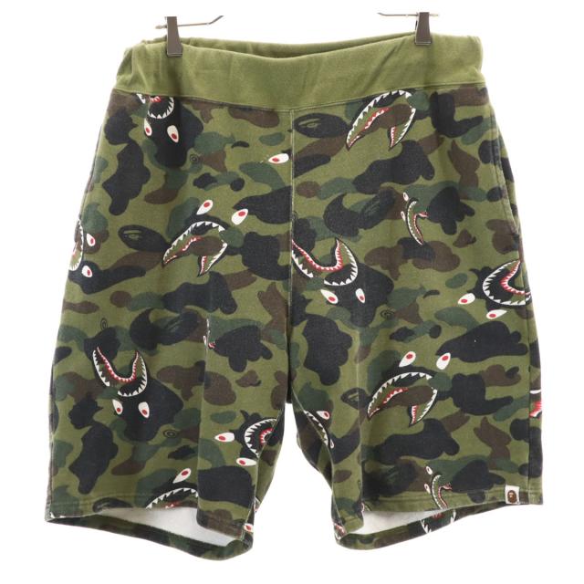 A BATHING APE アベイシングエイプ Short Pant ショートパンツ カーキ