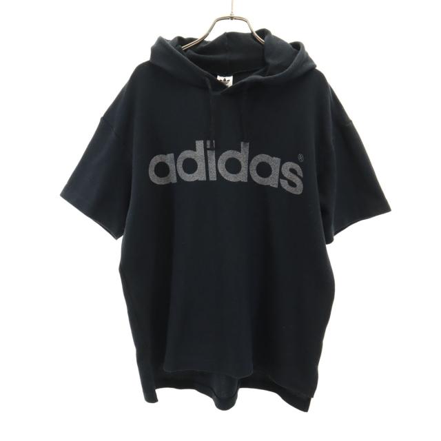 adidas(アディダス) デサント製 日本製 ヴィンテージ　90s adidas アディダス 80s 日本製 ヴィンテージ 半袖 パーカー M-L