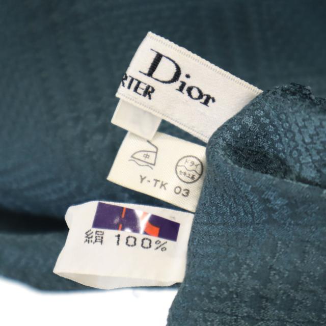 Christian Dior クリスチャンディオール 90s シルク オールド 長袖 ブラウス S チャコールグレー系 シャツ レディース_8