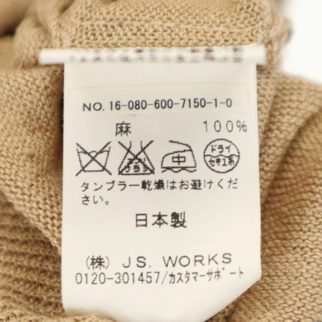 JOURNAL STANDARD ジャーナルスタンダード 日本製 リネン 半袖 ニット 