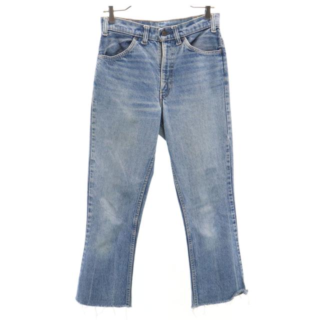 Levi’s リーバイス 80s オレンジタブ ヴィンテージ ボタン裏8 デニムパンツ W30 ウォッシュブルー TALONジップ ジーンズ レディース