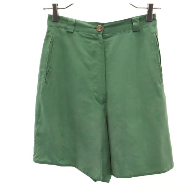 GIORGIO ARMANI ジョルジオアルマーニ 90s イタリア製 オールド ショートパンツ 40 カーキ レディース