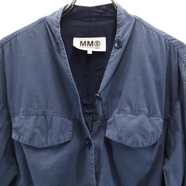 Maison Martin Margiela ネイビー ボタン 長袖 シャツ Maison Martin Margiela ネイビー ボタン 長袖 シャツ