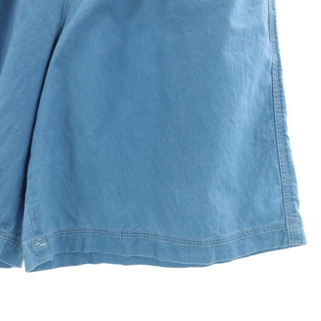 HAI SPORTING GEAR ハイスポーティングギア 90s オールド シャンブレー ショートパンツ M ブルー イッセイミヤケ レディース_3