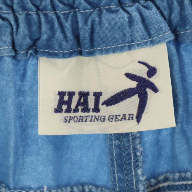 HAI SPORTING GEAR ハイスポーティングギア 90s オールド シャンブレー ショートパンツ M ブルー イッセイミヤケ レディース_6