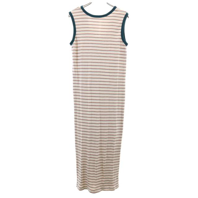 FOXEY フォクシー 日本製 リネンブレンド ノースリーブ ニット切替  