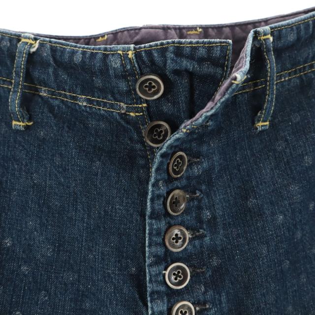 KAPITAL キャピタル シャンデリアパンツ ドット インディゴ KAPITAL