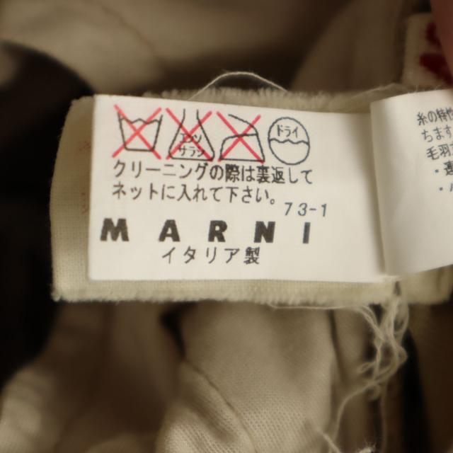 MARNI マルニ イタリア製 ナイロンツイル クロップドパンツ 40 ベージュ レディース