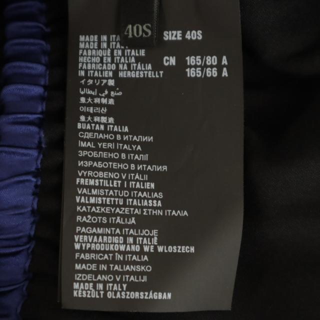 PRADA プラダ イタリア製 ノースリーブ プリーツ ワンピース 40S ブラック レディース_7