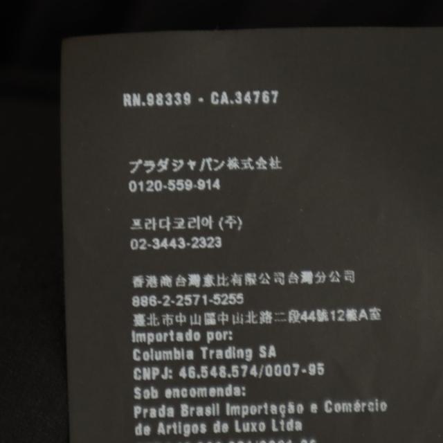 PRADA プラダ イタリア製 ノースリーブ プリーツ ワンピース 40S ブラック レディース_8