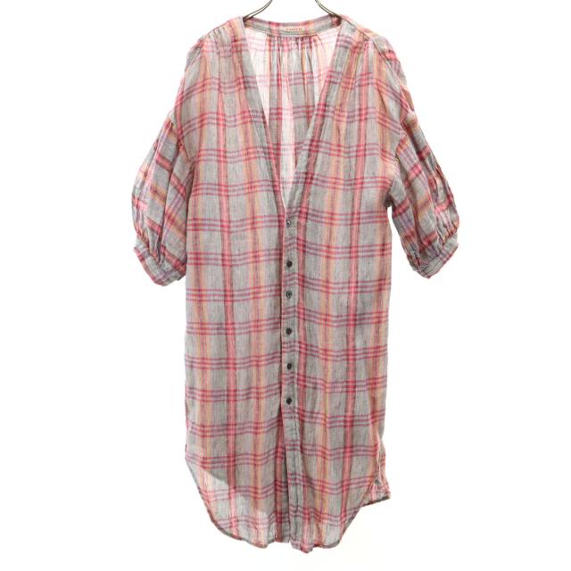 KAPITAL ブラウス KAPITAL キャピタル リネンキャンバス フリル