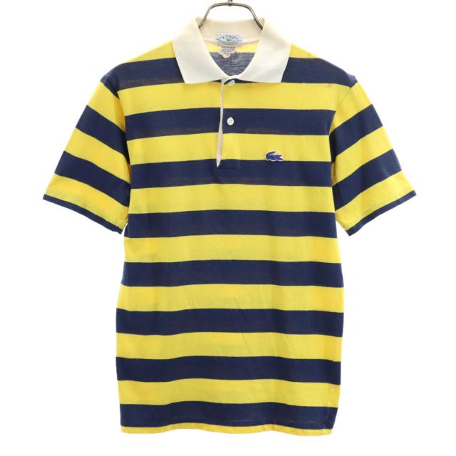 IZOD LACOSTE アイゾットラコステ 80s 日本製 ヴィンテージ ボーダー柄