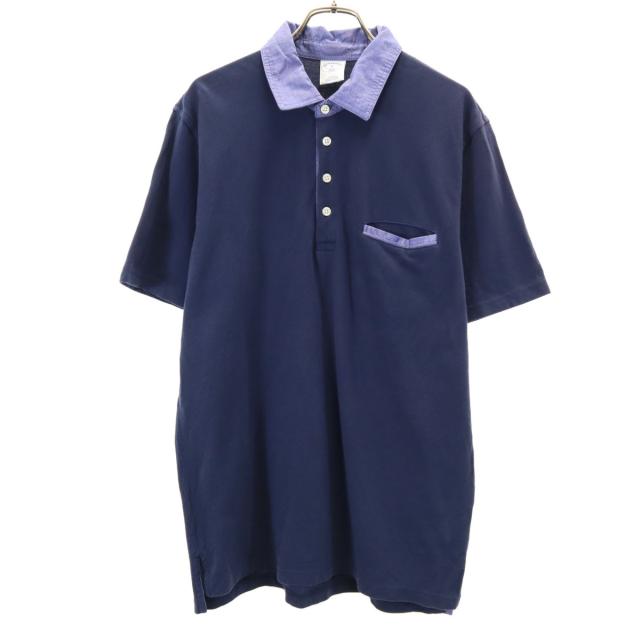 Brooks Brothers ブルックスブラザーズ 半袖 ポロシャツ M ネイビー