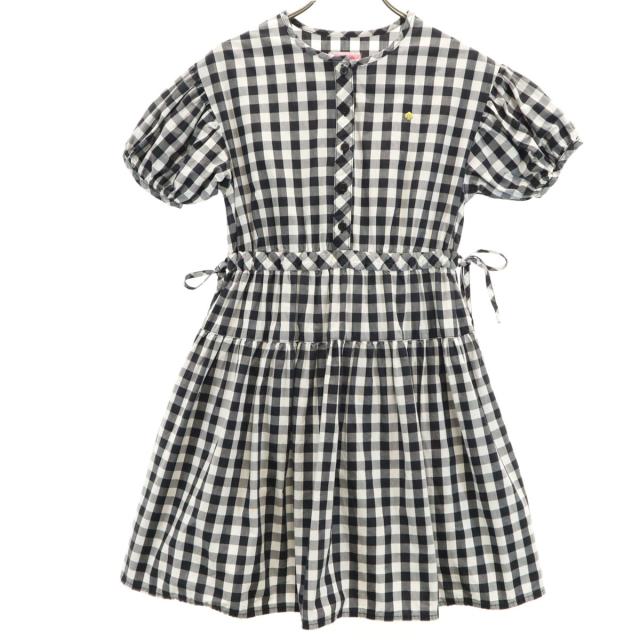 kate spade チェック柄ワンピース 140 ガールズ サマーチェック
