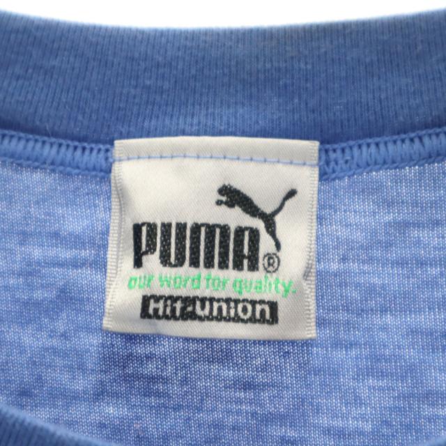 PUMA プーマ 90s ヒットユニオン オールド 半袖 Tシャツ M 青紫系