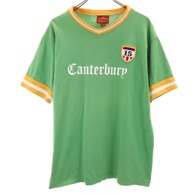 CANTERBURY OF NEW ZEALAND半袖シャツ！Lサイズ！ シャツ カンタベリー 半袖 Tシャツ メンズ ユニセックス 4L5L 大きい