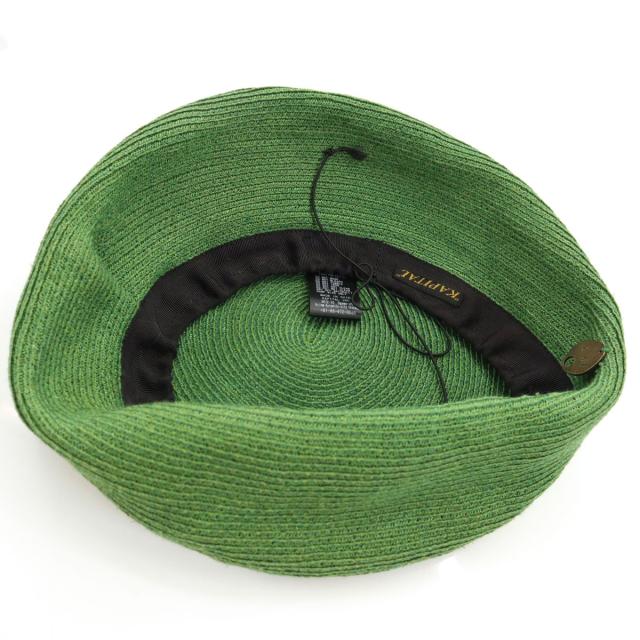 KAPITAL キャピタル ストロー ハンチング F グリーン系 レディースの