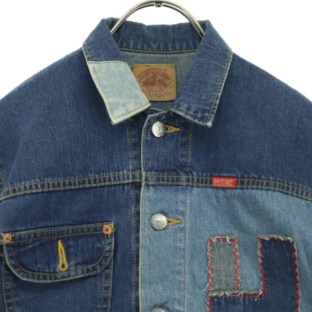 HYSTERIC GLAMOUR キッズ130 デニム　パンツ　迷彩　ヒスミニ HYSTERIC GLAMOUR キッズ130 スウェットパンツ デニム ロゴ