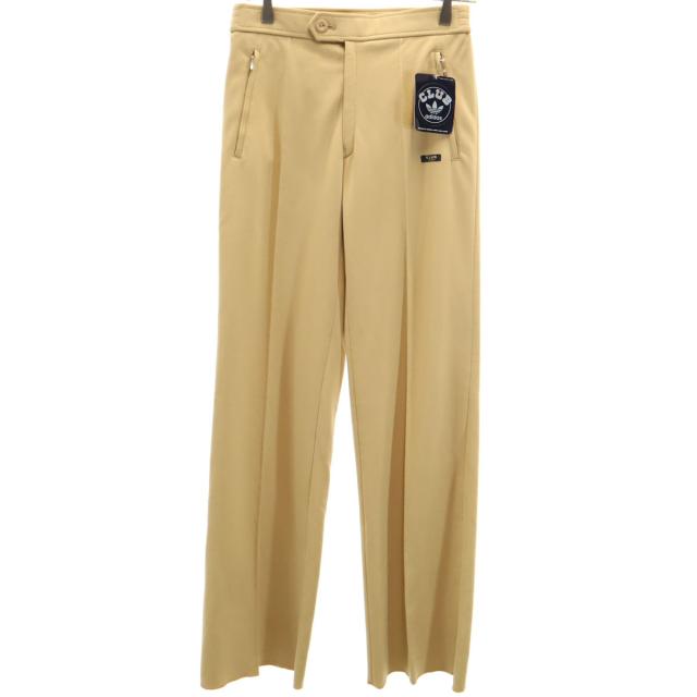 CLUB adidas クラブ アディダス 70s 80s ヴィンテージ デッドストック ロングパンツ 3 ベージュ デサント メンズ