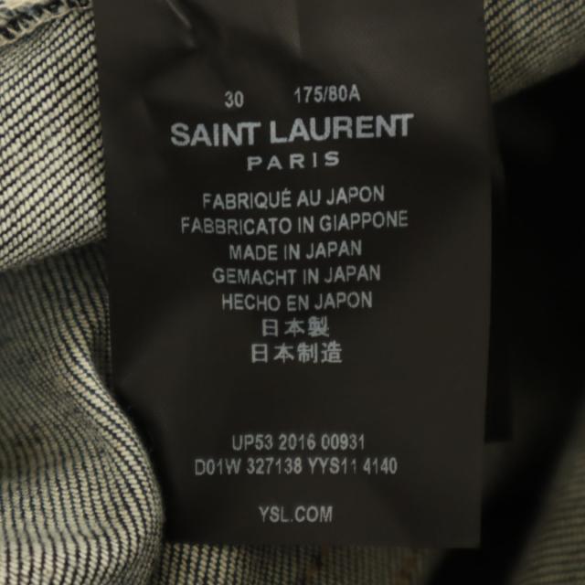 SAINT LAURENT サンローラン 日本製 スキニーデニムパンツ W30