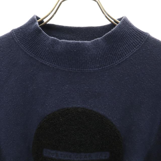 HAI SPORTING GEAR ハイスポーティングギア 90s オールド 長袖 スウェット モックネック トレーナー M ネイビー イッセイミヤケ メンズ_2