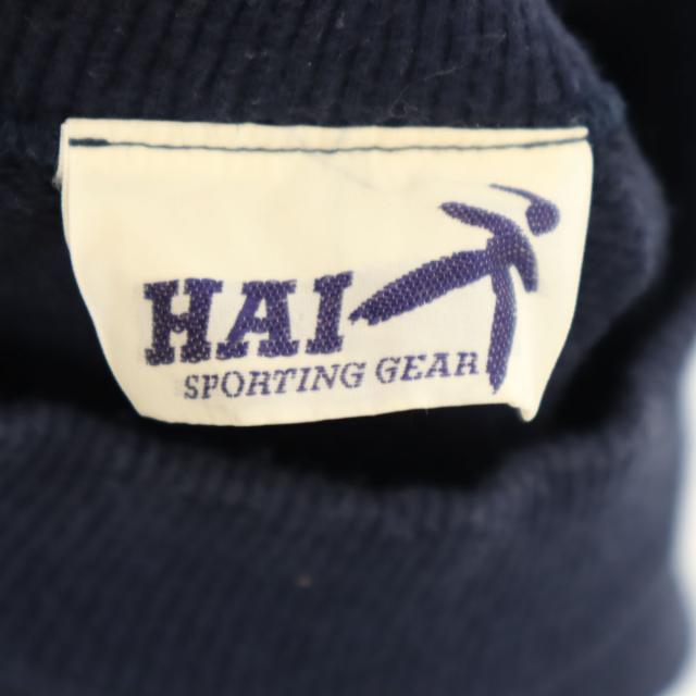 HAI SPORTING GEAR ハイスポーティングギア 90s オールド 長袖 スウェット モックネック トレーナー M ネイビー イッセイミヤケ メンズ_7