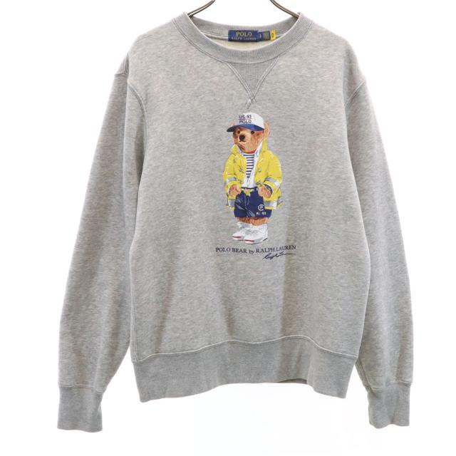 ポロラルフローレン 長袖 ポロベア スウェット グレー 裏起毛 M Amazon.co.jp: (ラルフローレン) POLO RALPH LAUREN ポロベア 長袖