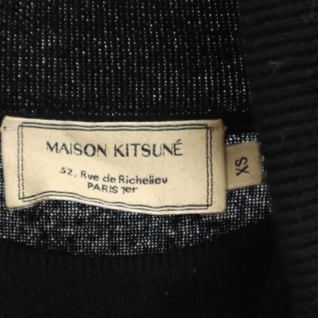 MAISON KITSUNE メゾンキツネ 長袖 タートルネック セーター XS ブラック ニット メンズ_6
