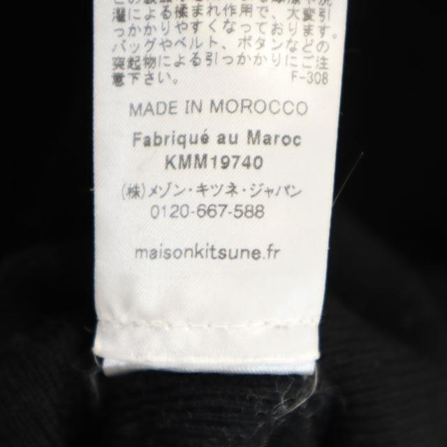 MAISON KITSUNE メゾンキツネ 長袖 タートルネック セーター XS ブラック ニット メンズ_8