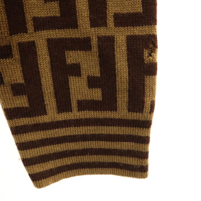 FENDI フェンディ 90s イタリア製 ウール オールド 総柄 長袖