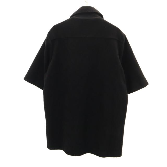 JIL SANDER ジルサンダー イタリア製 半袖 ジップジャケット M 黒 メンズ_1