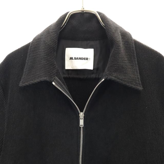 JIL SANDER ジルサンダー イタリア製 半袖 ジップジャケット M 黒 メンズ_4