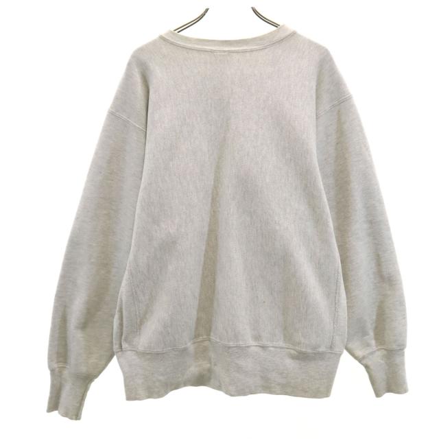 Champion チャンピオン 90s USA製 リバースウィーブ オールド 刺繍タグ 長袖 スウェット トレーナー L グレー 裏起毛 メンズ_1