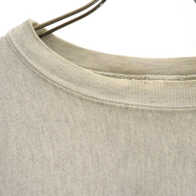 Champion チャンピオン 90s USA製 リバースウィーブ オールド 刺繍タグ 長袖 スウェット トレーナー L グレー 裏起毛 メンズ_4