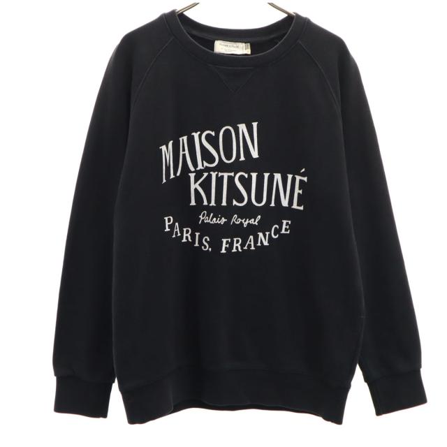 MAISON KITSUNE メゾンキツネ 長袖 トレーナー M ブラック系 スウェット メンズ