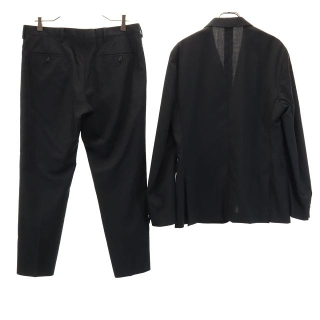 PRADA プラダ イタリア製 スーツ 上下セットアップ 48R ブラック メンズ